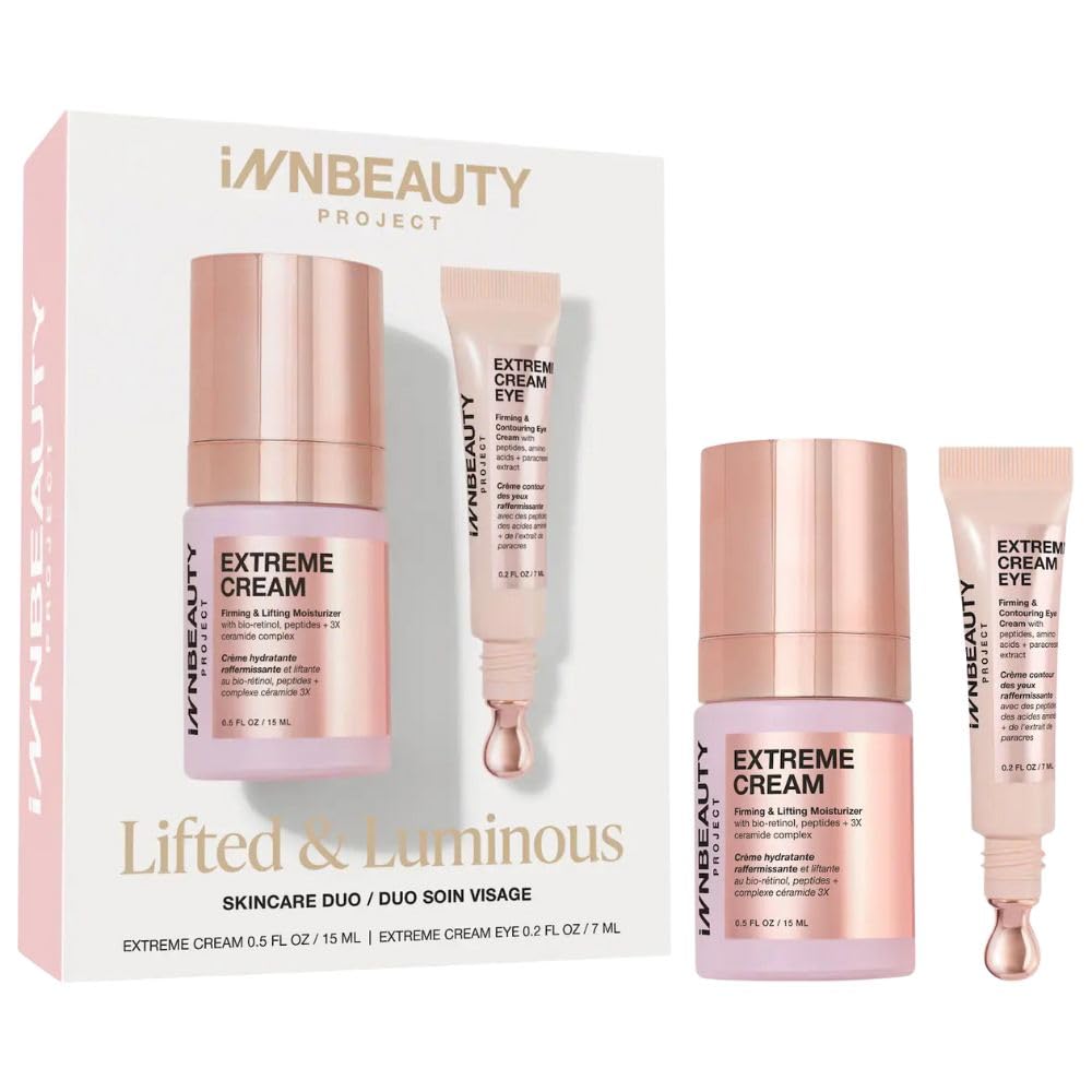 Innbeauty Project Crème Extrême en bouteille, hydratation et fermeté visibles pour le visage.