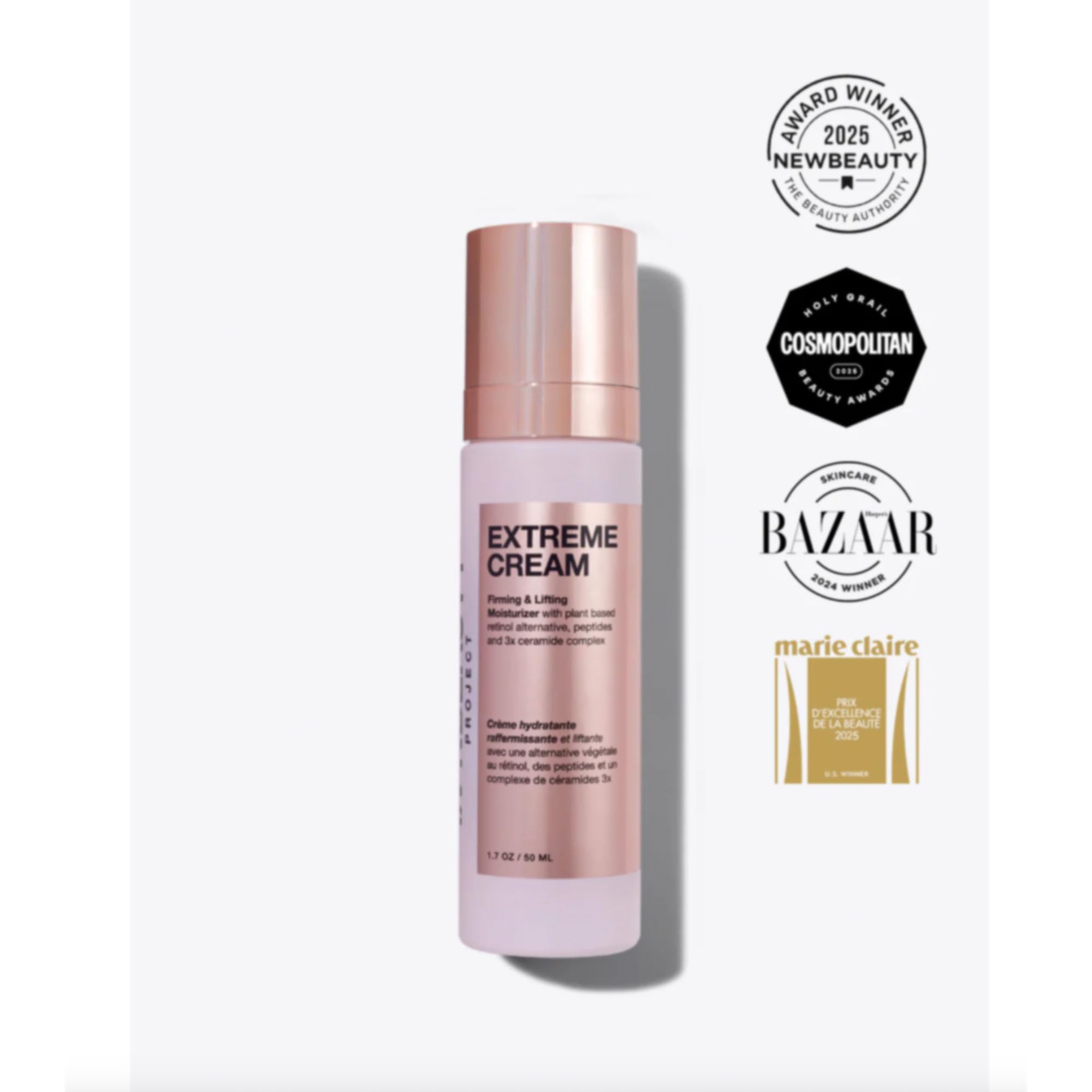 Utilisation jour et nuit avec Innbeauty Project Extreme Crème pour nourrir la peau.