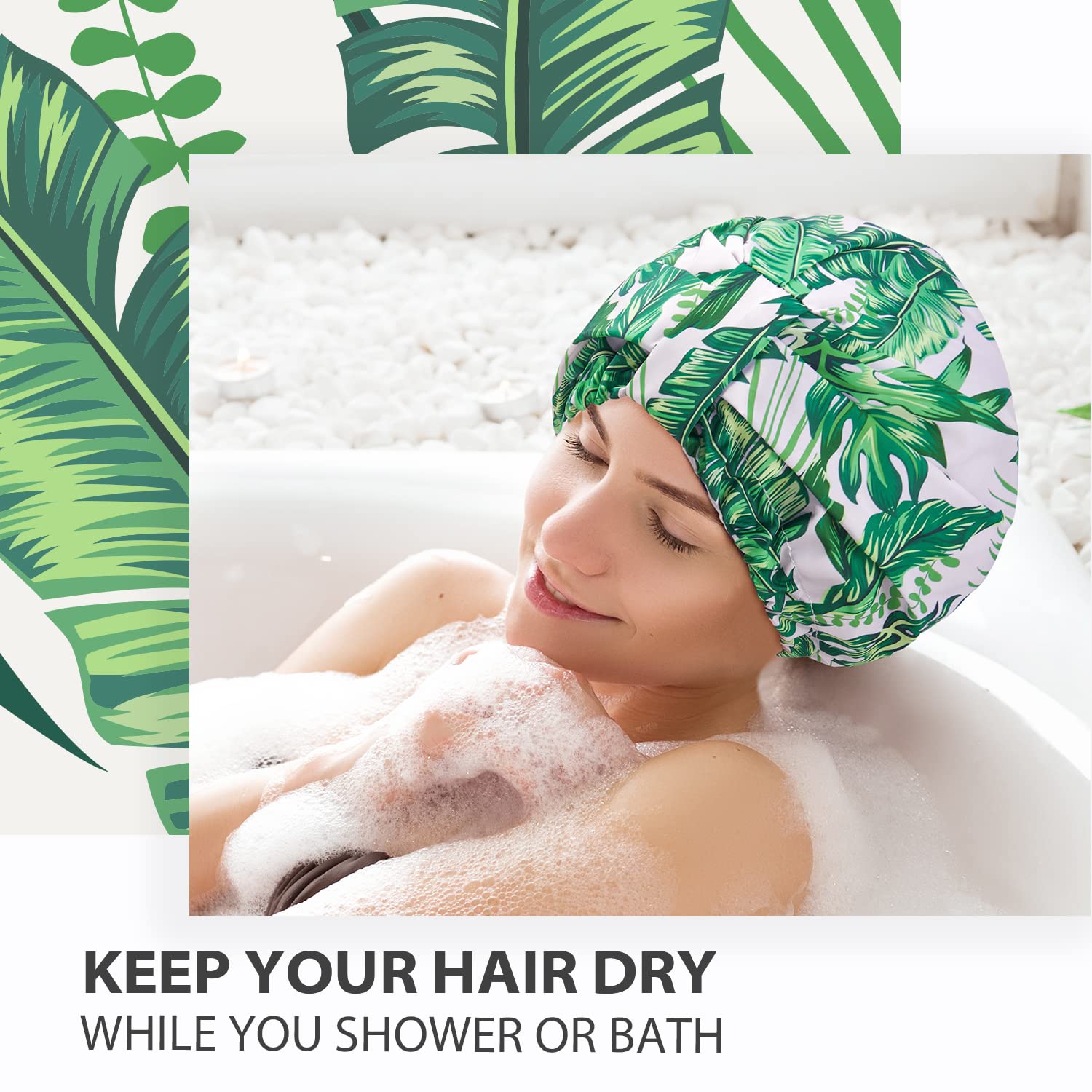  INNELO cap-grande-taille-cheveux-longs: convient aux cheveux longs et bouclés