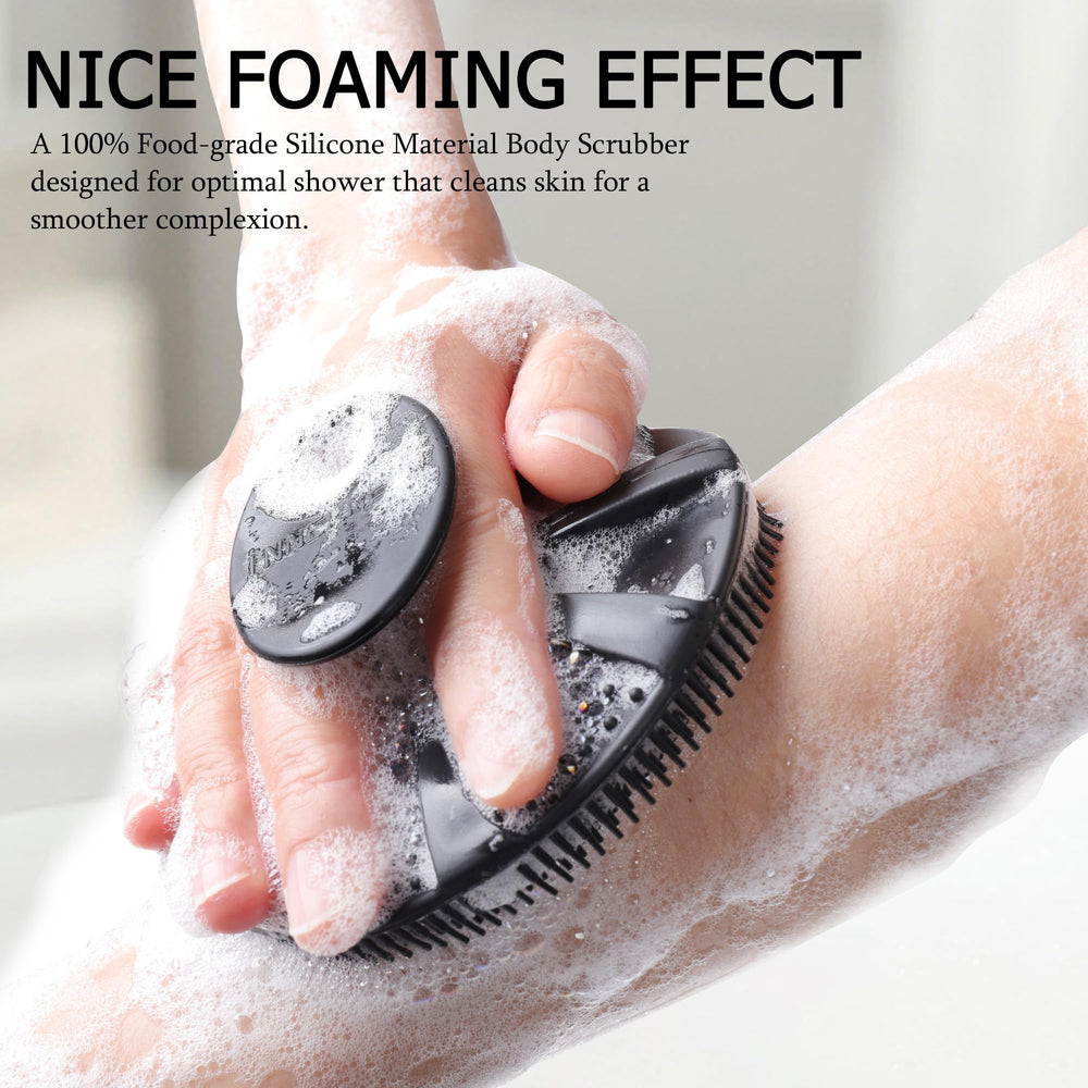 INNERNEED brosse-douche-silicone-durable-hygiene: matériau durable et hygiénique pour durer.