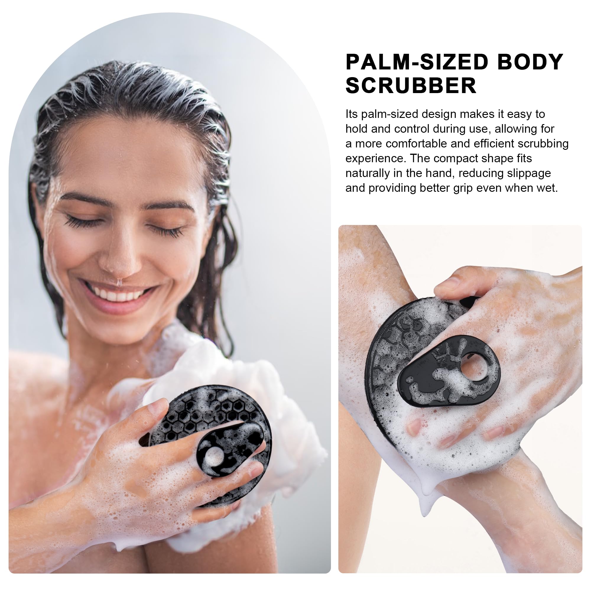 Poignée ergonomique INNERNEED avec texture anti-glisse pour une prise sûre.