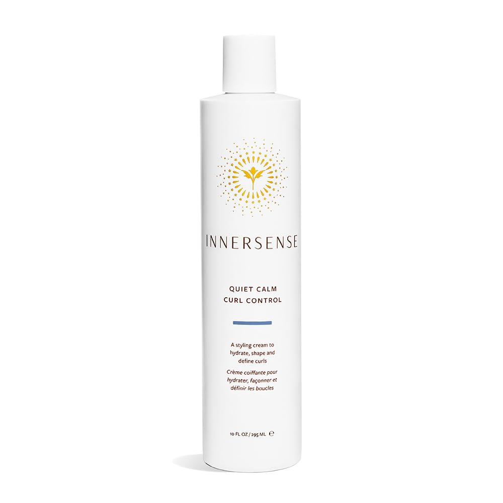 INNERSENSE Contole Boucles – bouteille élégante, hydratation légère et définition.