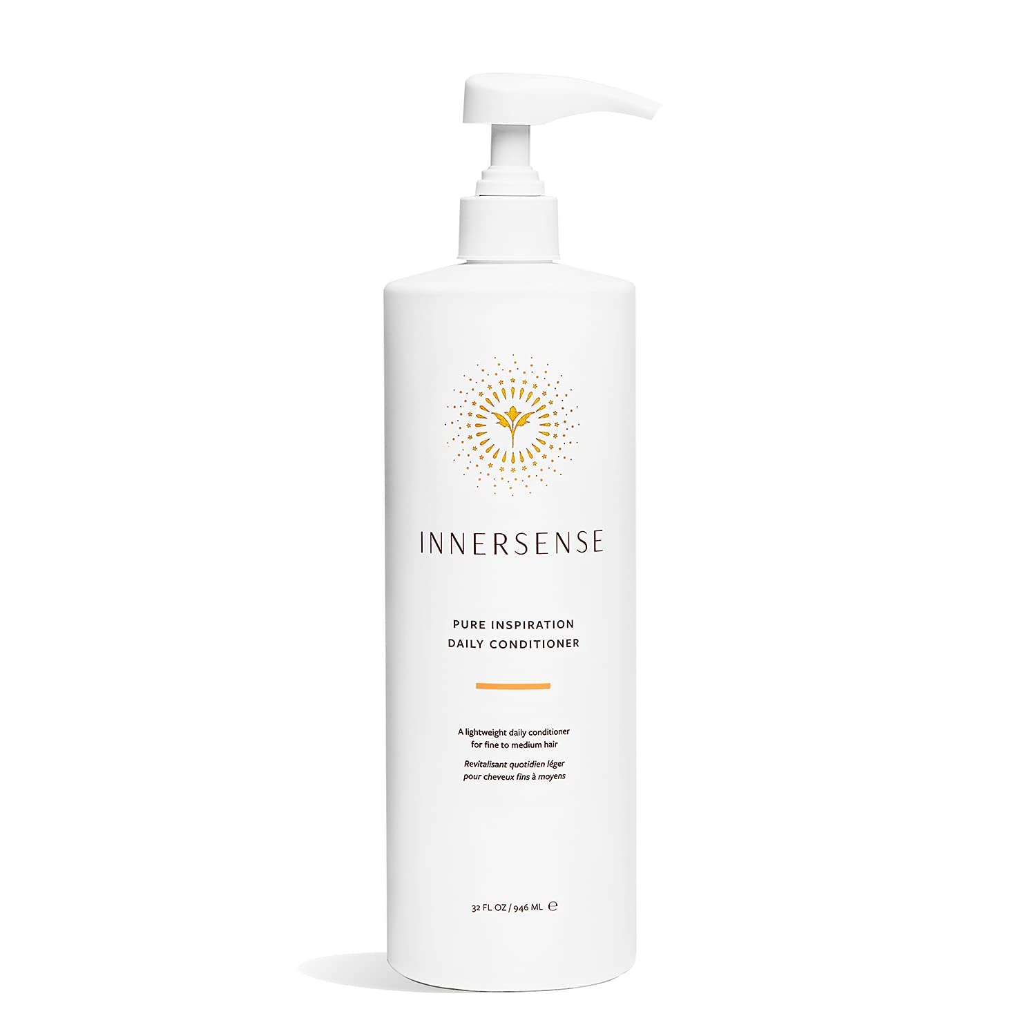 INNERSENSE Conditionneur Quotidien — bouteille montrant hydratation légère pour utilisation quotidienne