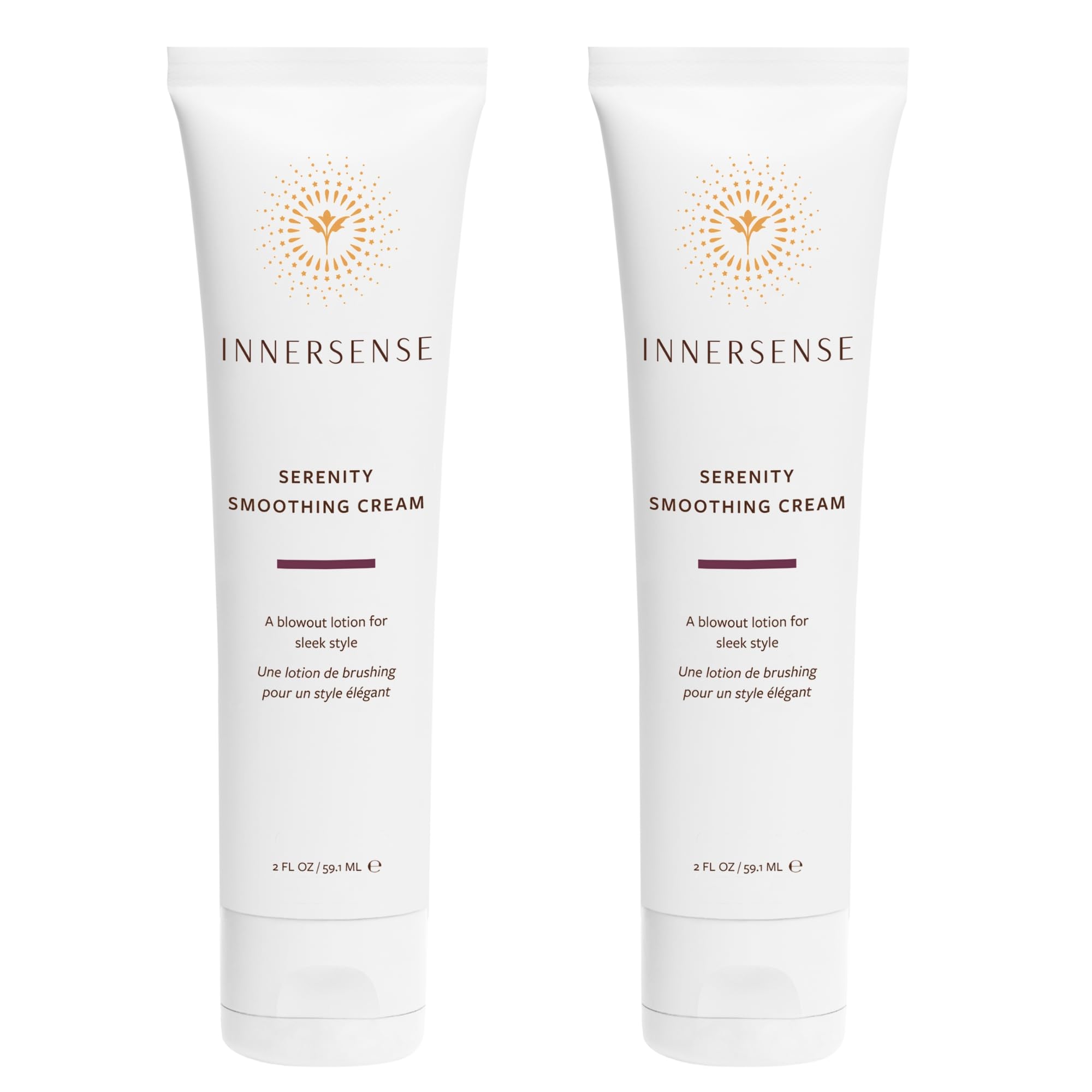 INNERSENSE Sérénité Naturelle: bouteille 2x59 ml pour lissage et douceur.