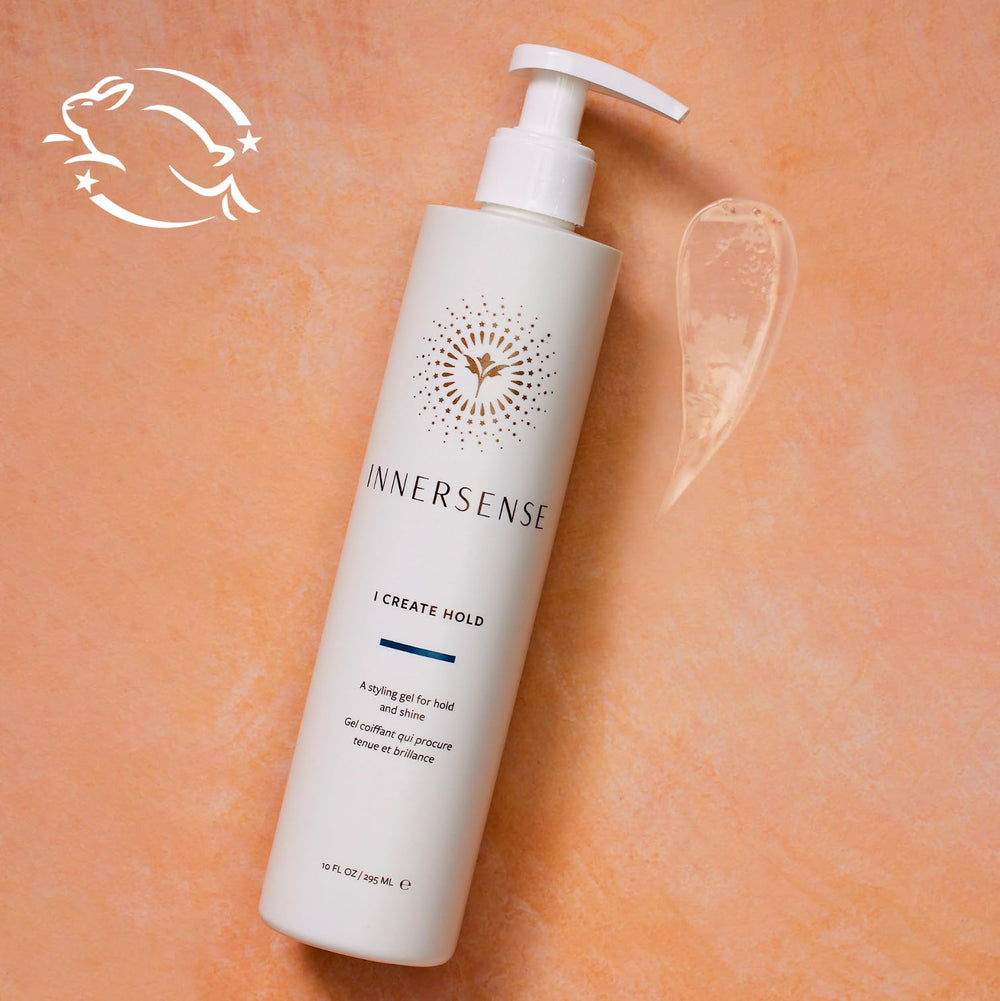 INNERSENSE gel-brillance-flexibilite ortie eucalyptus – cheveux éclatants et faciles à coiffer.