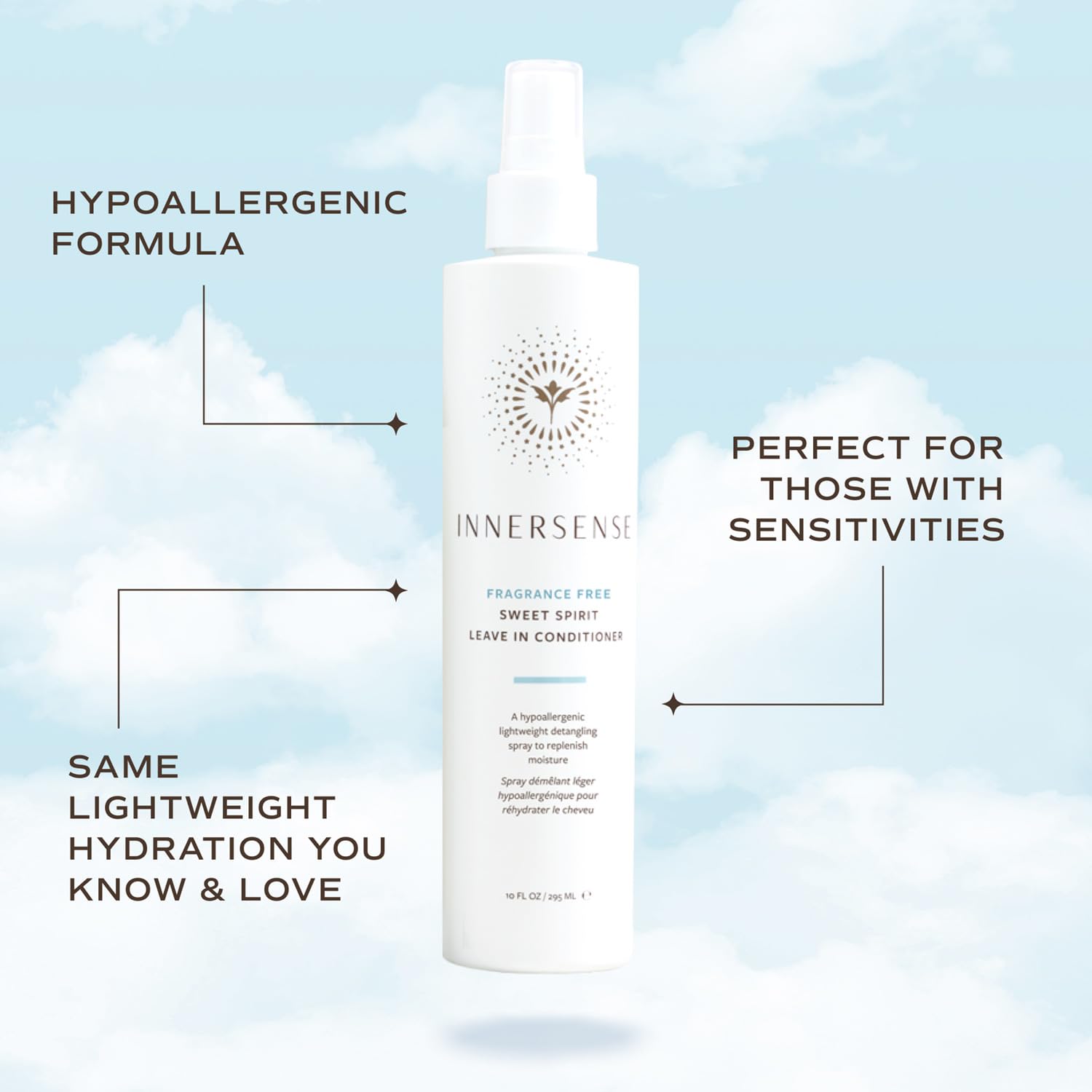 INNERSENSE Sweet Spirit: hydratation légère apportant douceur et souplesse.