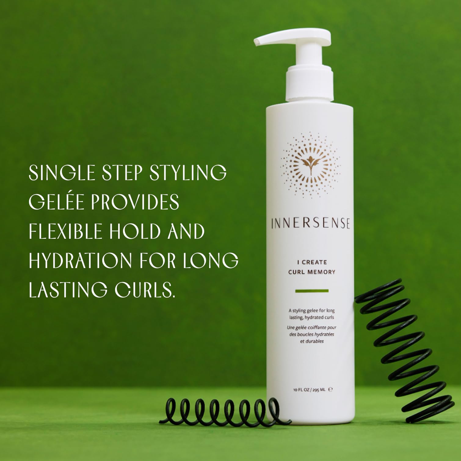 INNERSENSE I Create Curl Memory Gel, texture soyeuse et application facile pour définir les boucles.