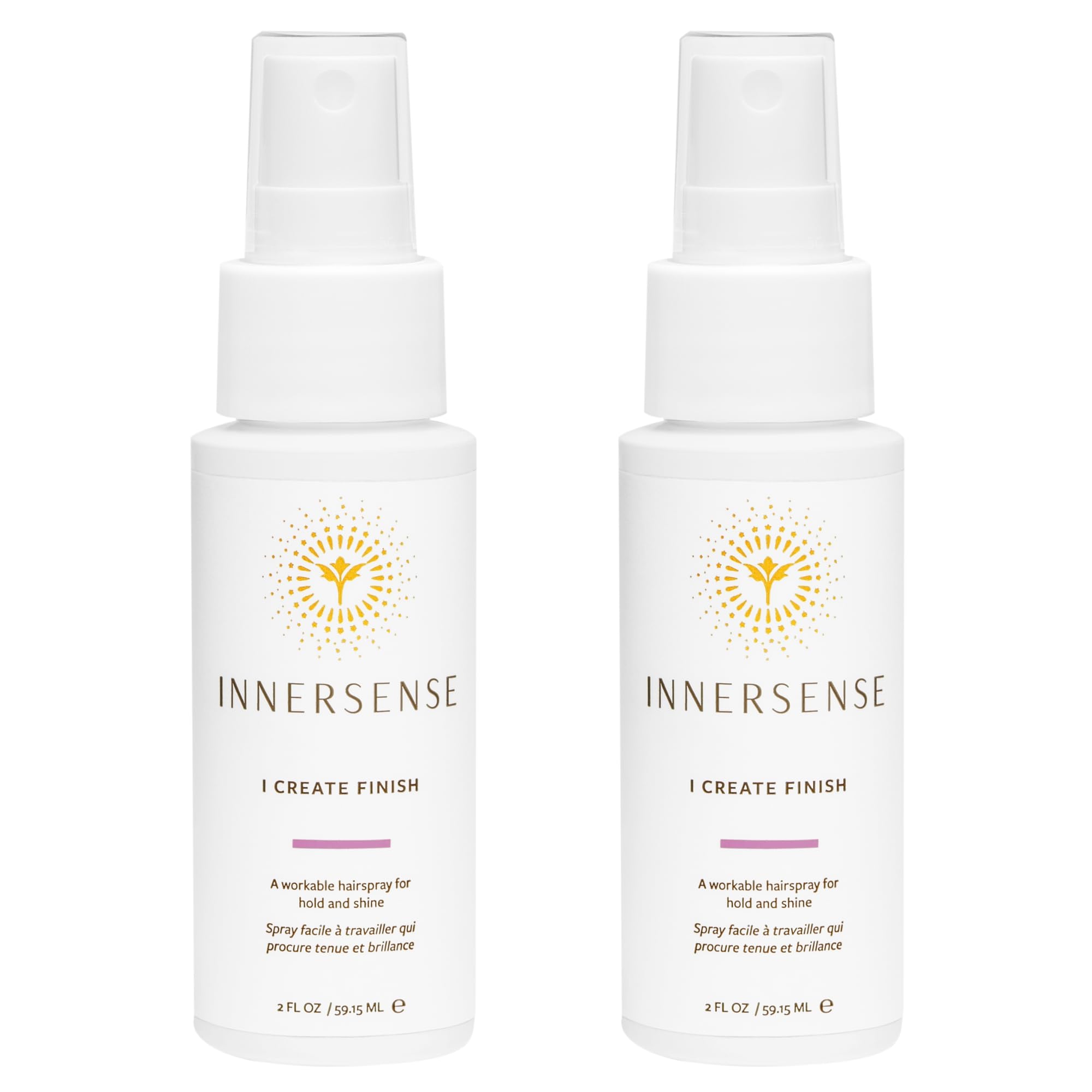 INNERSENSE I Create Finish Finishing Spray creates flexible hold and shine for tousled styles