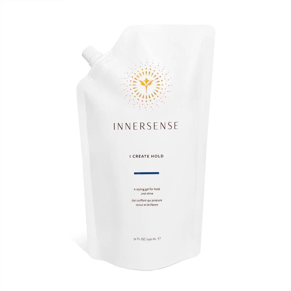 INNERSENSE I Create Hold Gel: bouteille visible, maintien naturel pour boucles définies et brillantes.