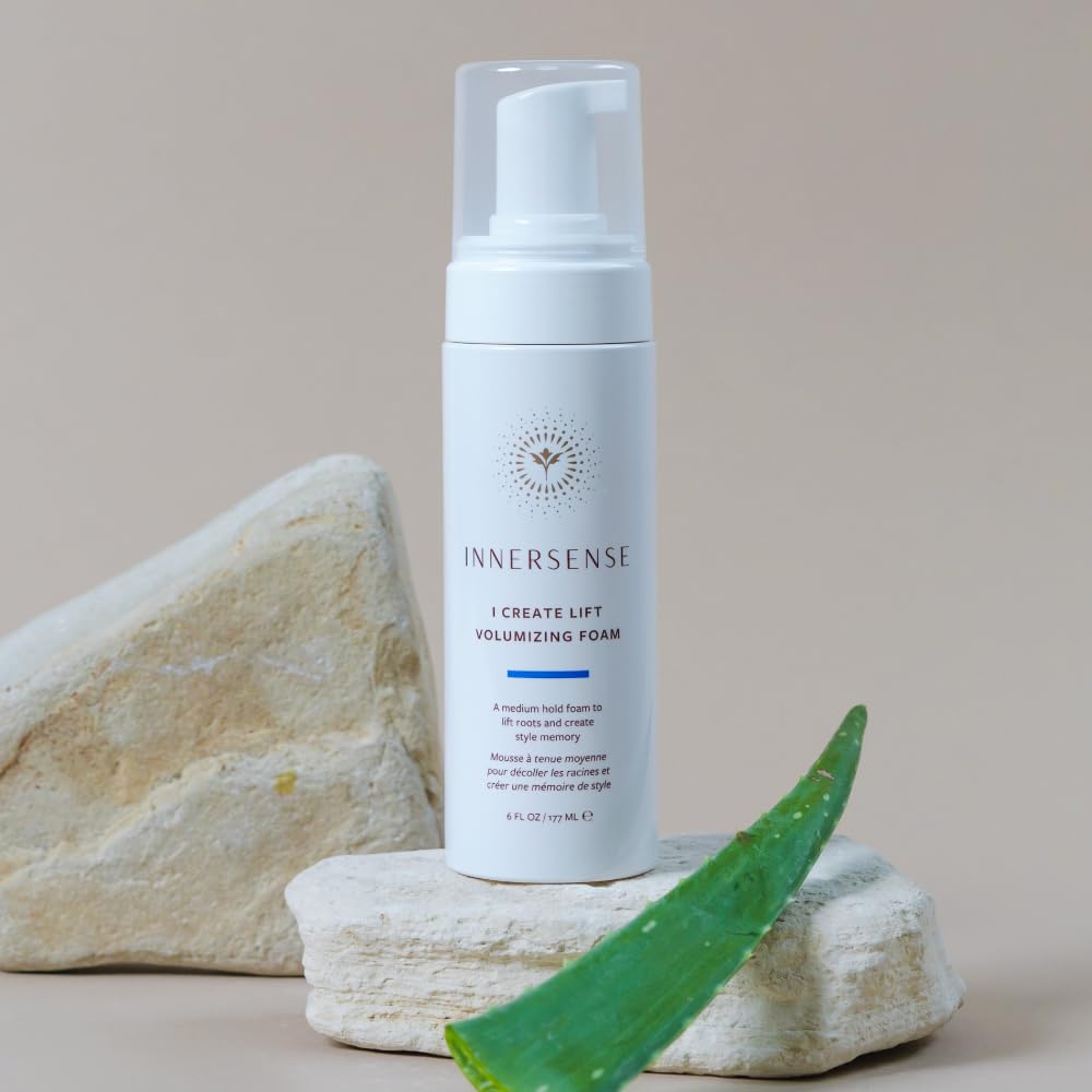 INNERSENSE Lift Mousse Volume Sensations Aromatiques: parfum lavande et fleurs d'orange.