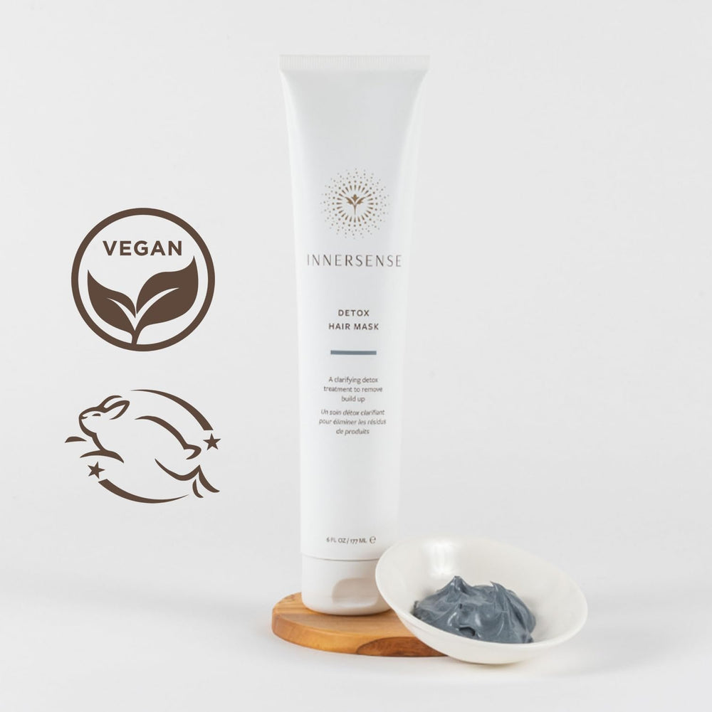 Cheveux propres et doux après l’application du masque detox INNERSENSE