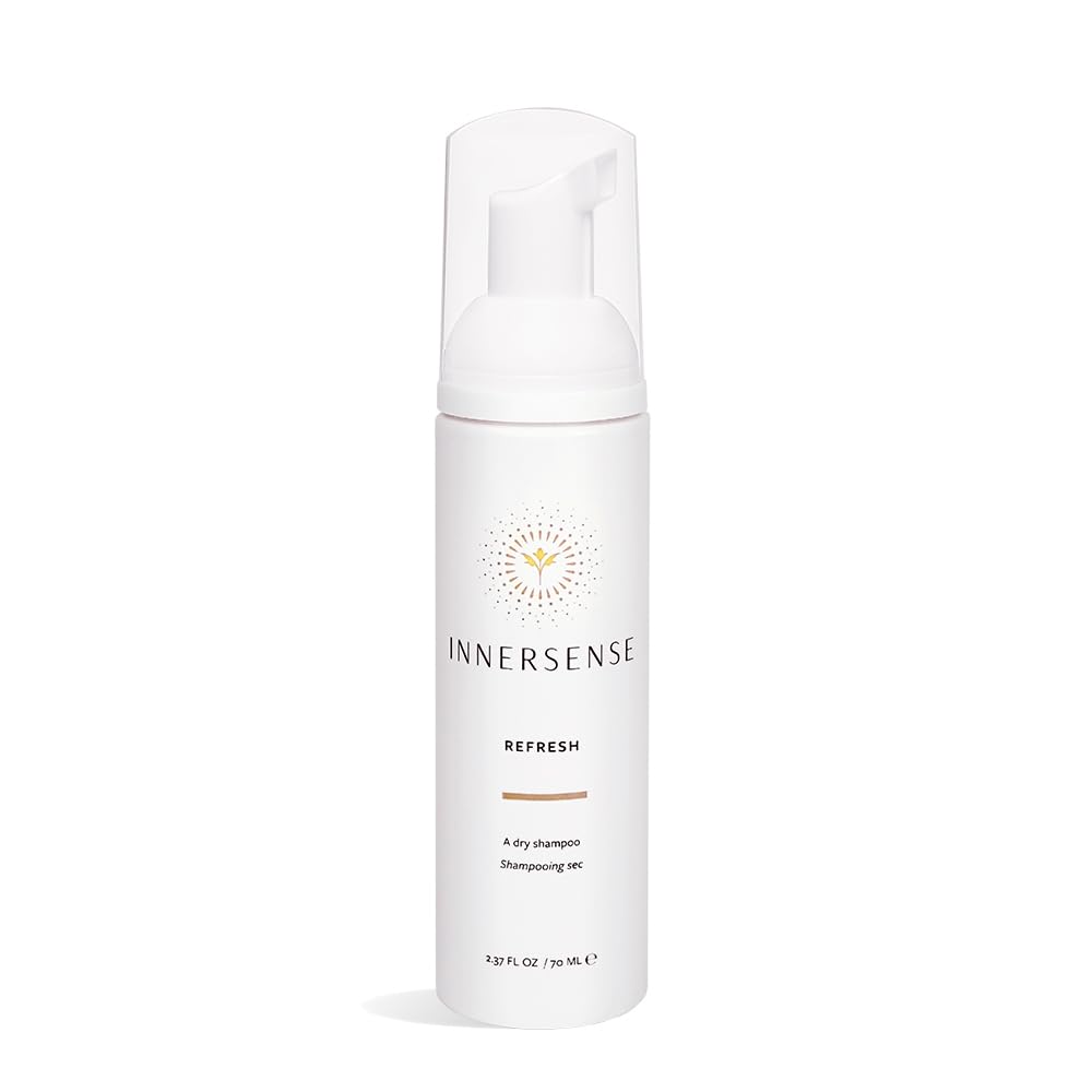 INNERSENSE shampooing sec rafraîchissant – bouteille pratique pour gagner du temps