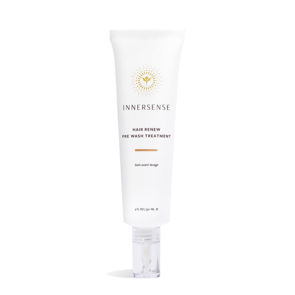 INNERSENSE Traitement pré-lavage pour cheveux, bouteille prête à l’usage, purification du cuir chevelu.