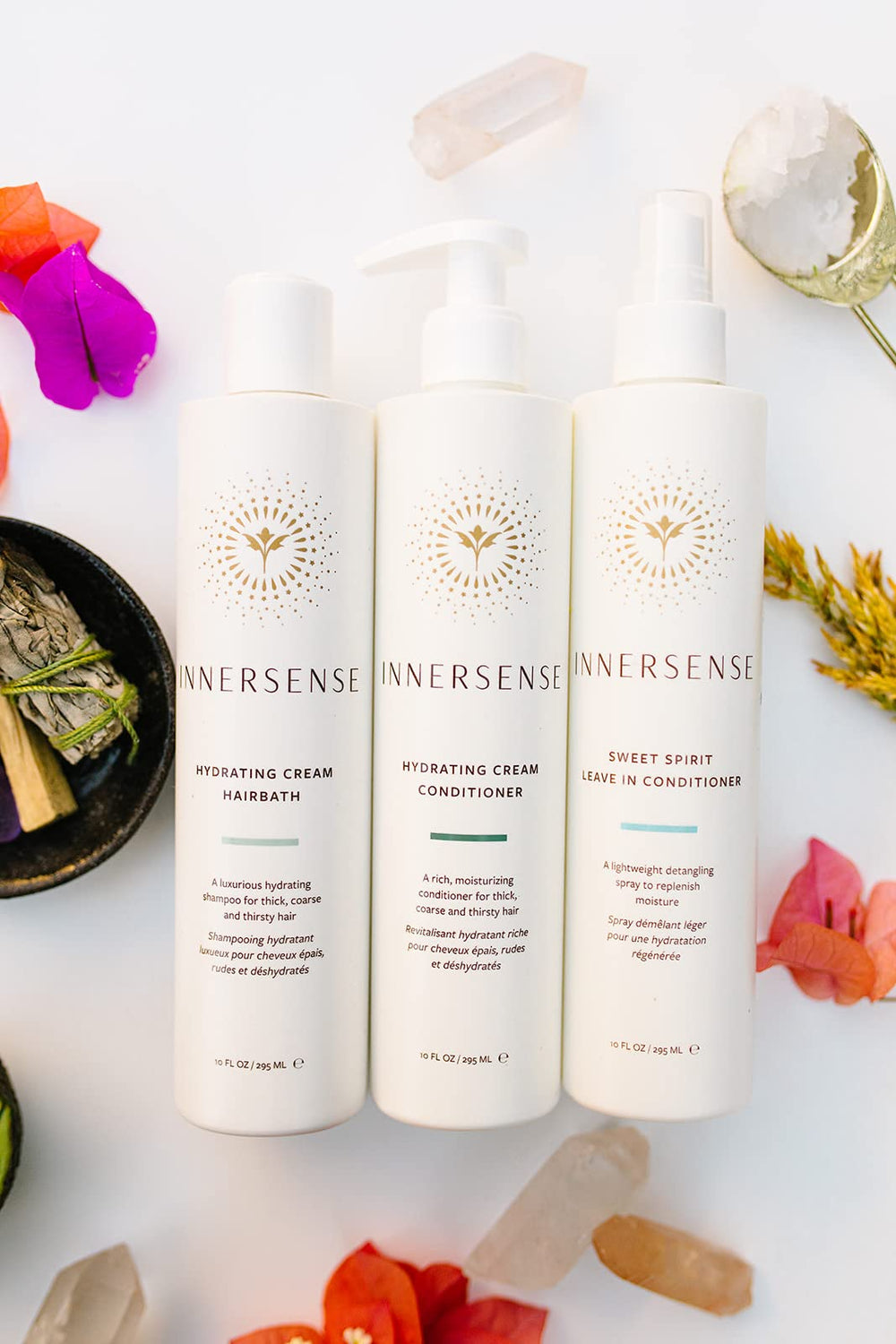 INNERSENSE Hydrate Trio: après-shampooing-crème hydratant pour démêler et hydrater