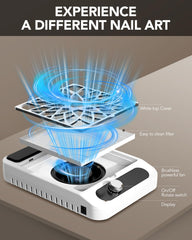 Innoworld collecteur-poussiere-ongles-portable, capture efficacement les poussières pendant l’usinage.