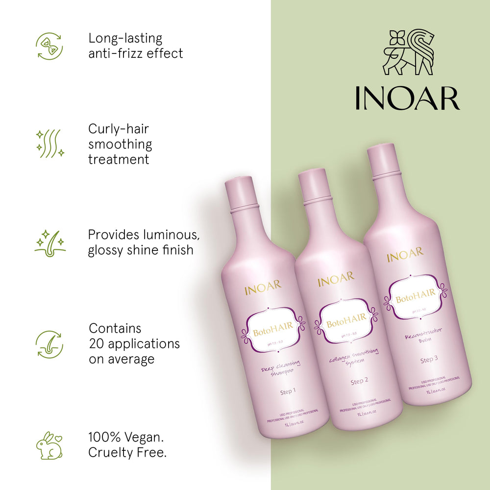 INOAR BotoHair Baume reconstructeur réhydrate et assouplit les cheveux