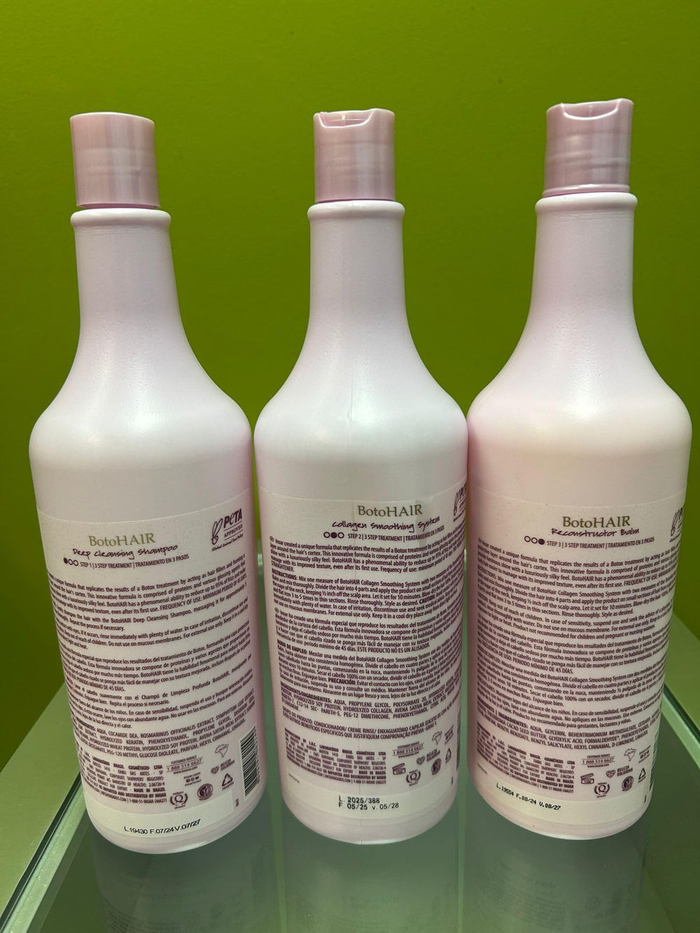 INOAR BotoHair trio d'étapes pour soins capillaires professionnels