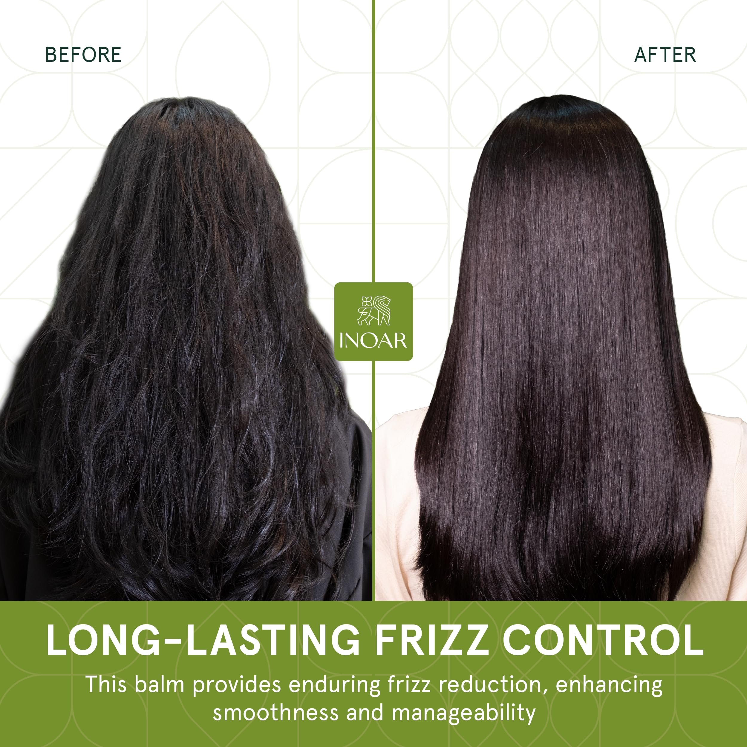Cheveux lisses et brillants après l’application du soin Thermoliss