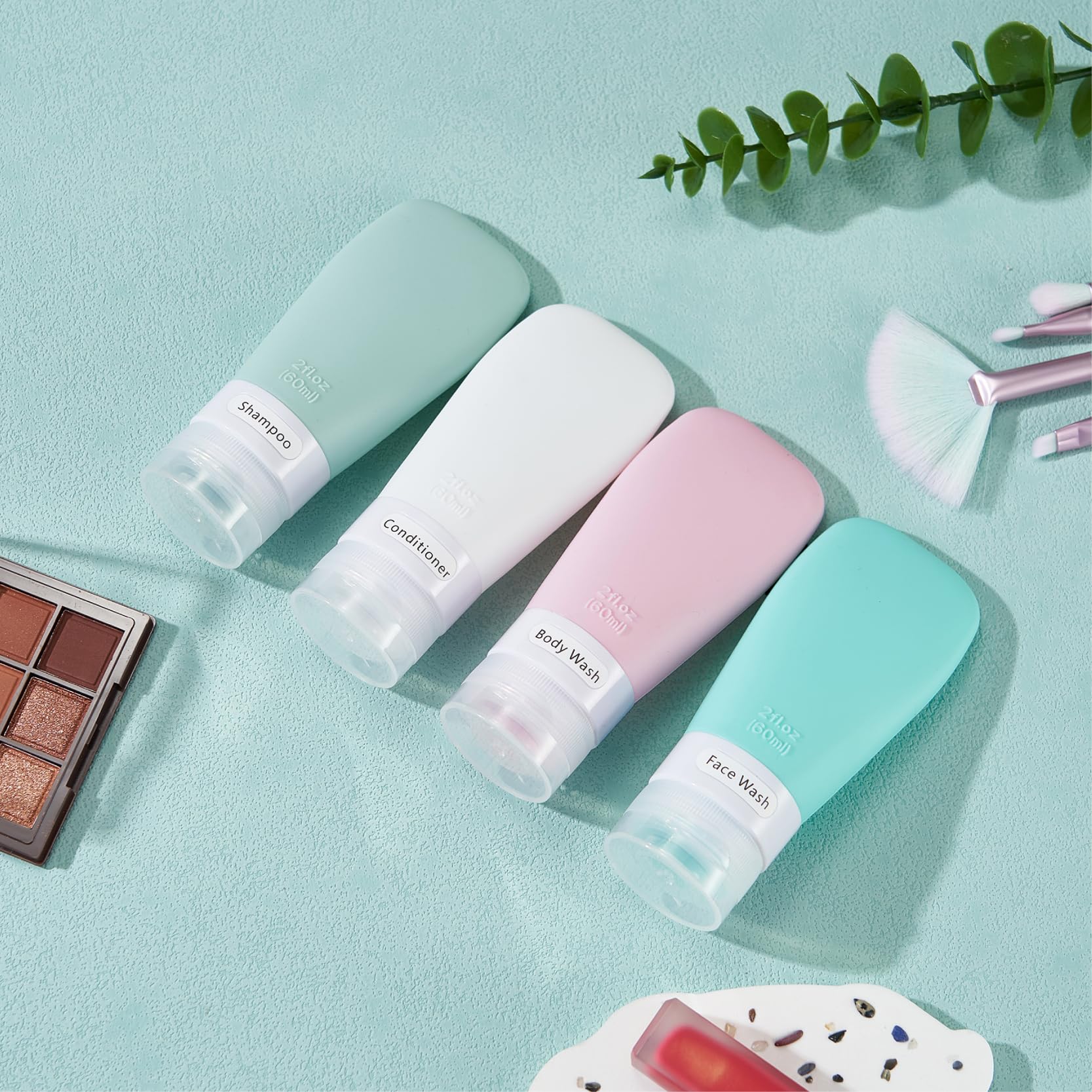 INSFIT bouteilles sans BPA en silicone, sûres et réutilisables.