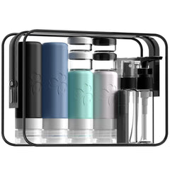 Insfit ensemble-bouteilles-voyage-23pc: kit pratique pour organiser vos essentiels en voyage.