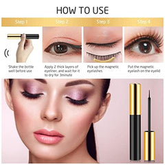 Tubes d’eyeliner magnétique INSMART facilitant l’attache rapide des cils