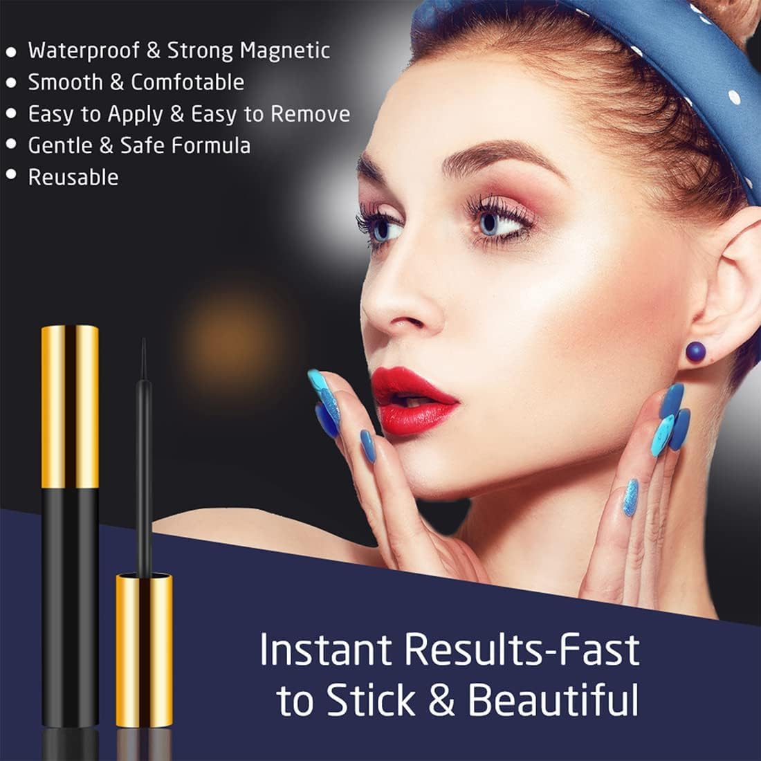 Pinces applicateur INSMART pour poser facilement les cils sans colle