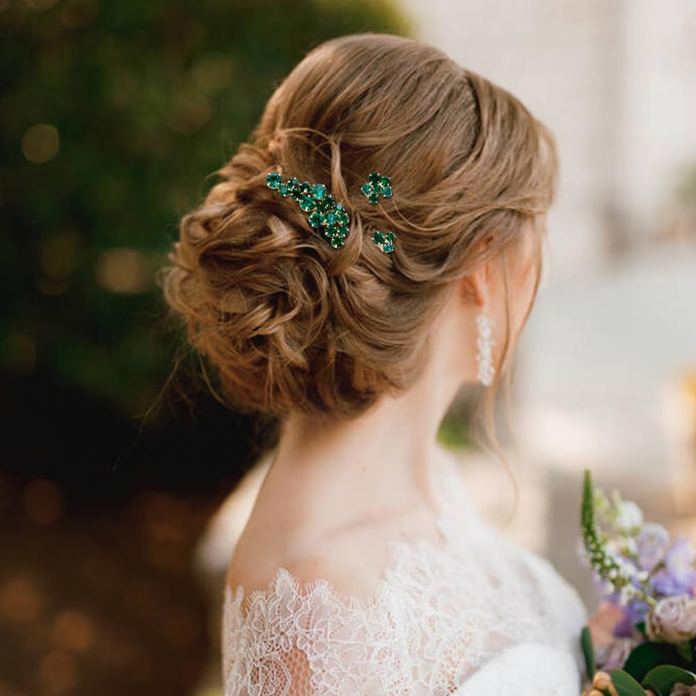 inSowni accessoires cheveux vert émeraude, décor discret et lumineux.
