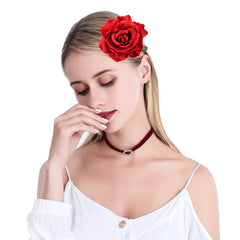 inSowni broche clip rose florale parfait pour rehausser une tenue