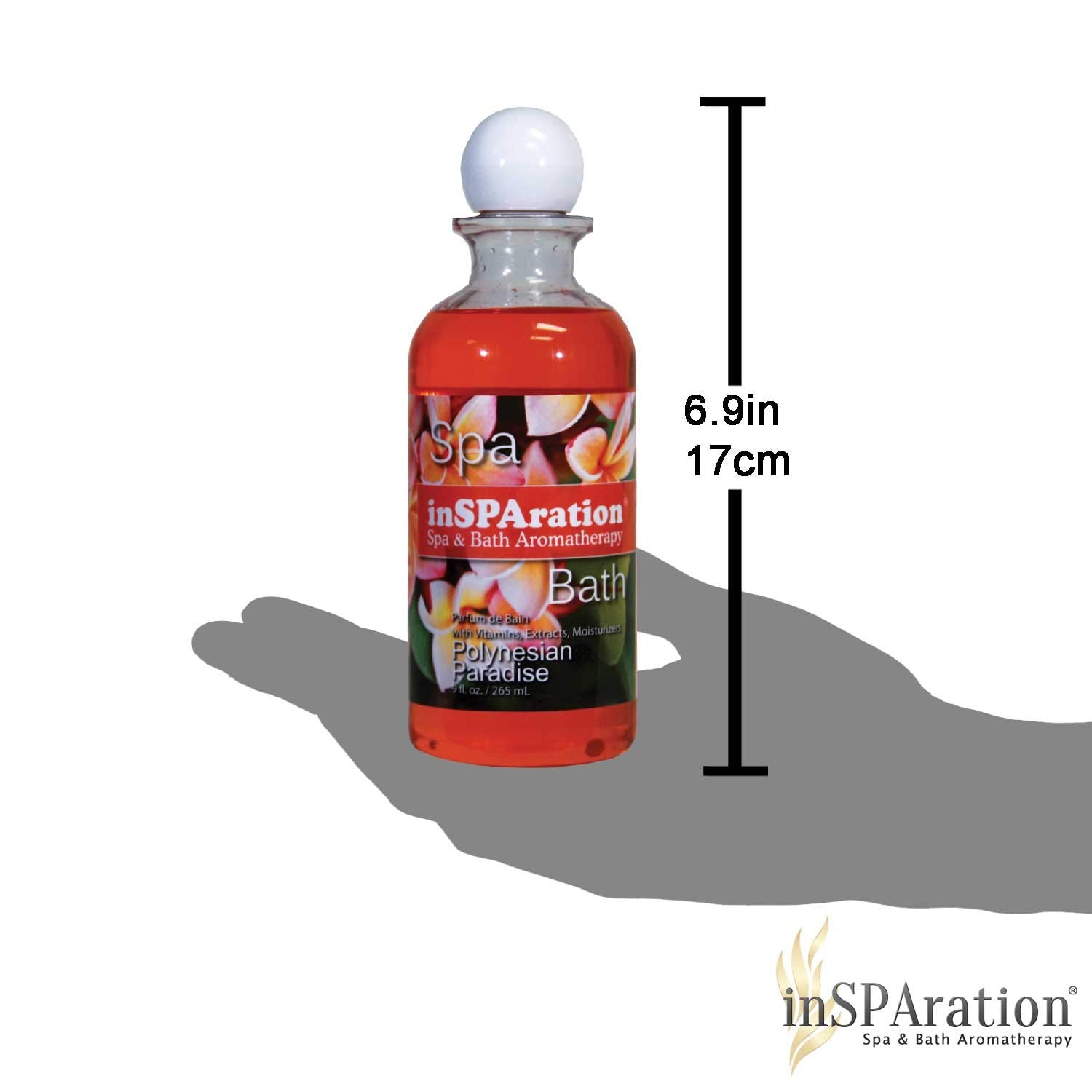 Le parfum spa InSPAration en aromathérapie pour bain enveloppe le corps