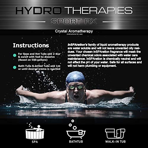 InSPAration HTX cristaux: facile à ajouter au bain pour une expérience sensorielle