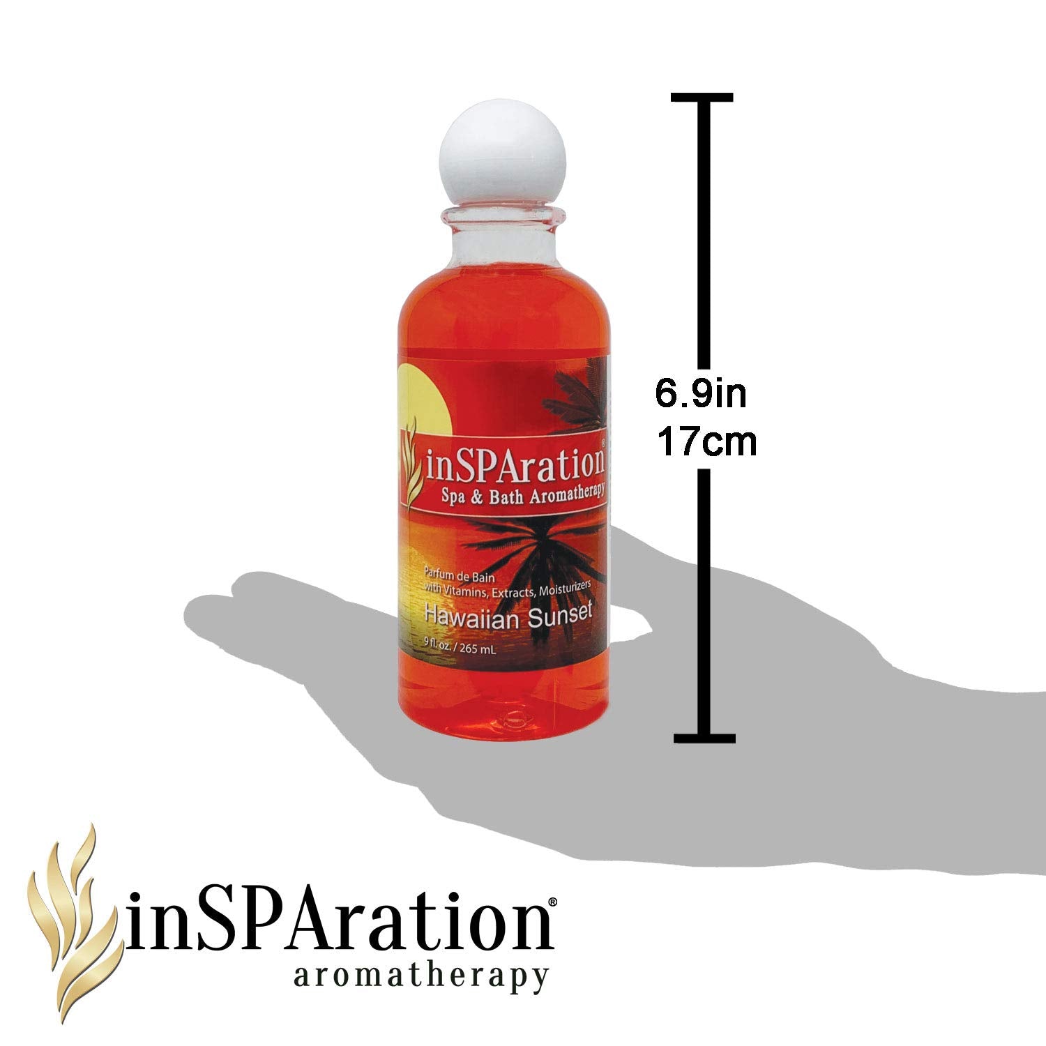 InSPAration Hawaiian Sunset-fragrance-eau-pour-bain-sans-mousse: utilisation pratique