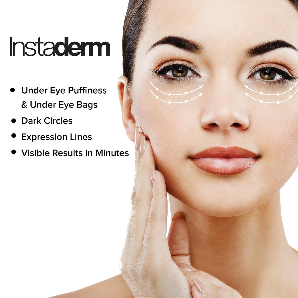 Application rapide Instaderm autour des yeux – usage pratique et ciblé