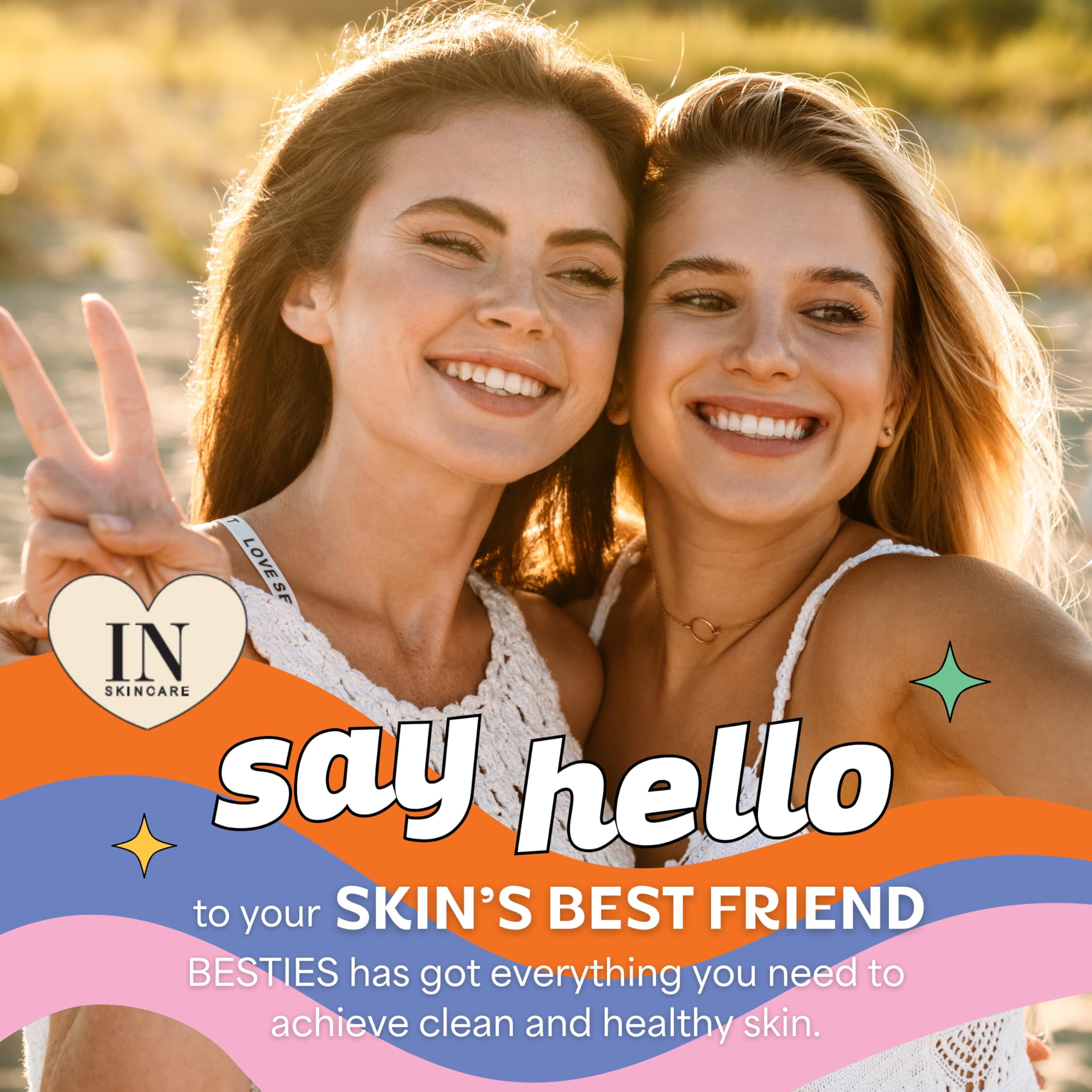 InstaNatural Besties Gel Peau Saine Été – fraîcheur légère et éclat naturel