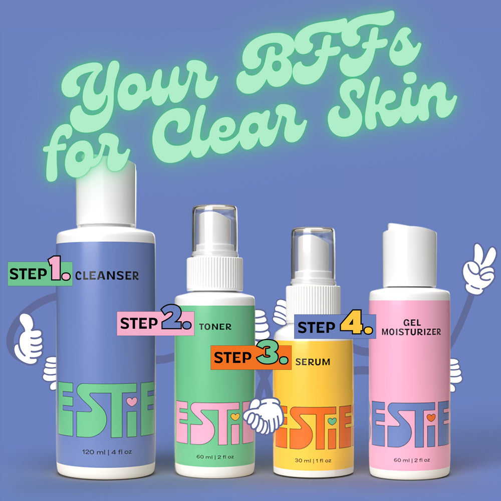 Sérum InstaNatural Besties, flacon, absorption rapide et éclat.