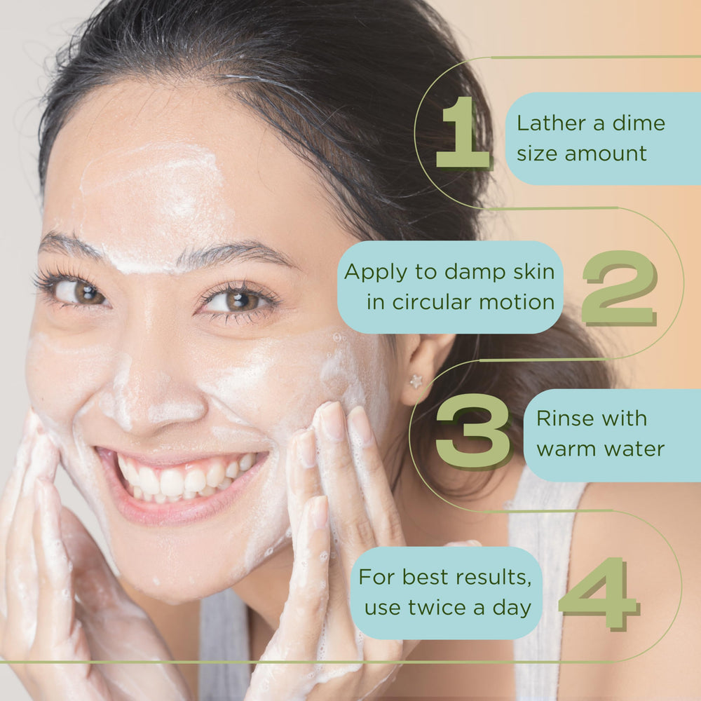 InstaNatural nettoyant glycolique – éclaircissement des taches du visage