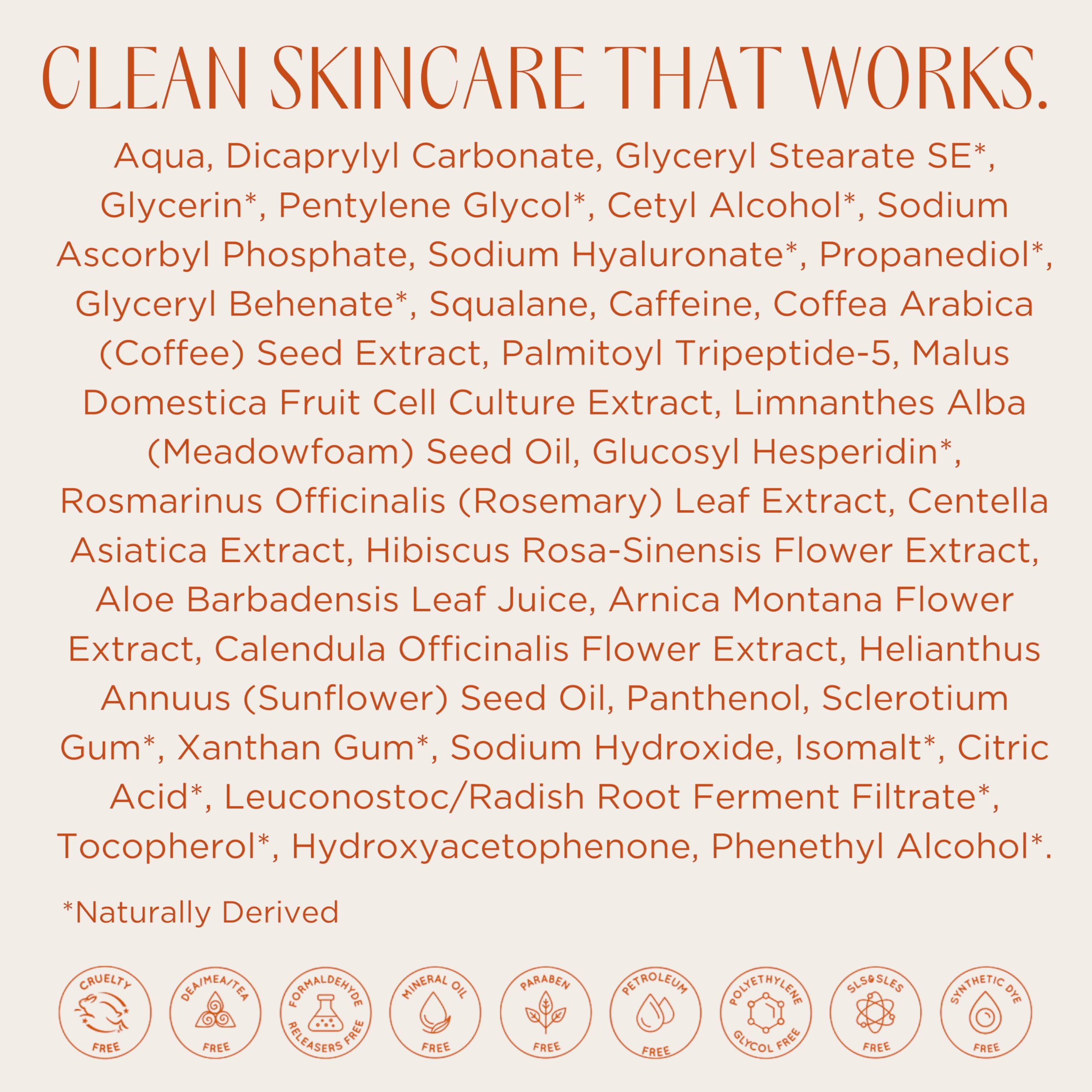 Rituel beauté quotidien InstaNatural pour un regard frais.