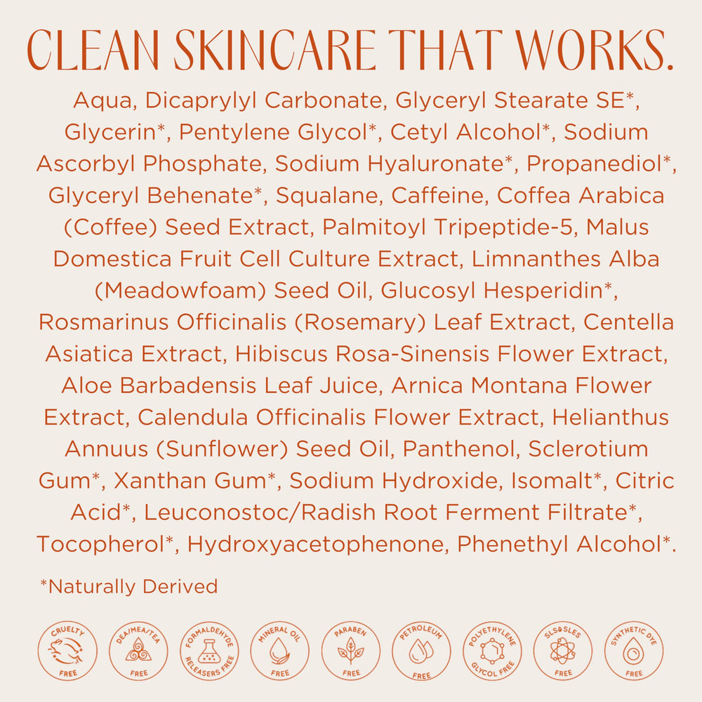 Rituel beauté quotidien InstaNatural pour un regard frais.