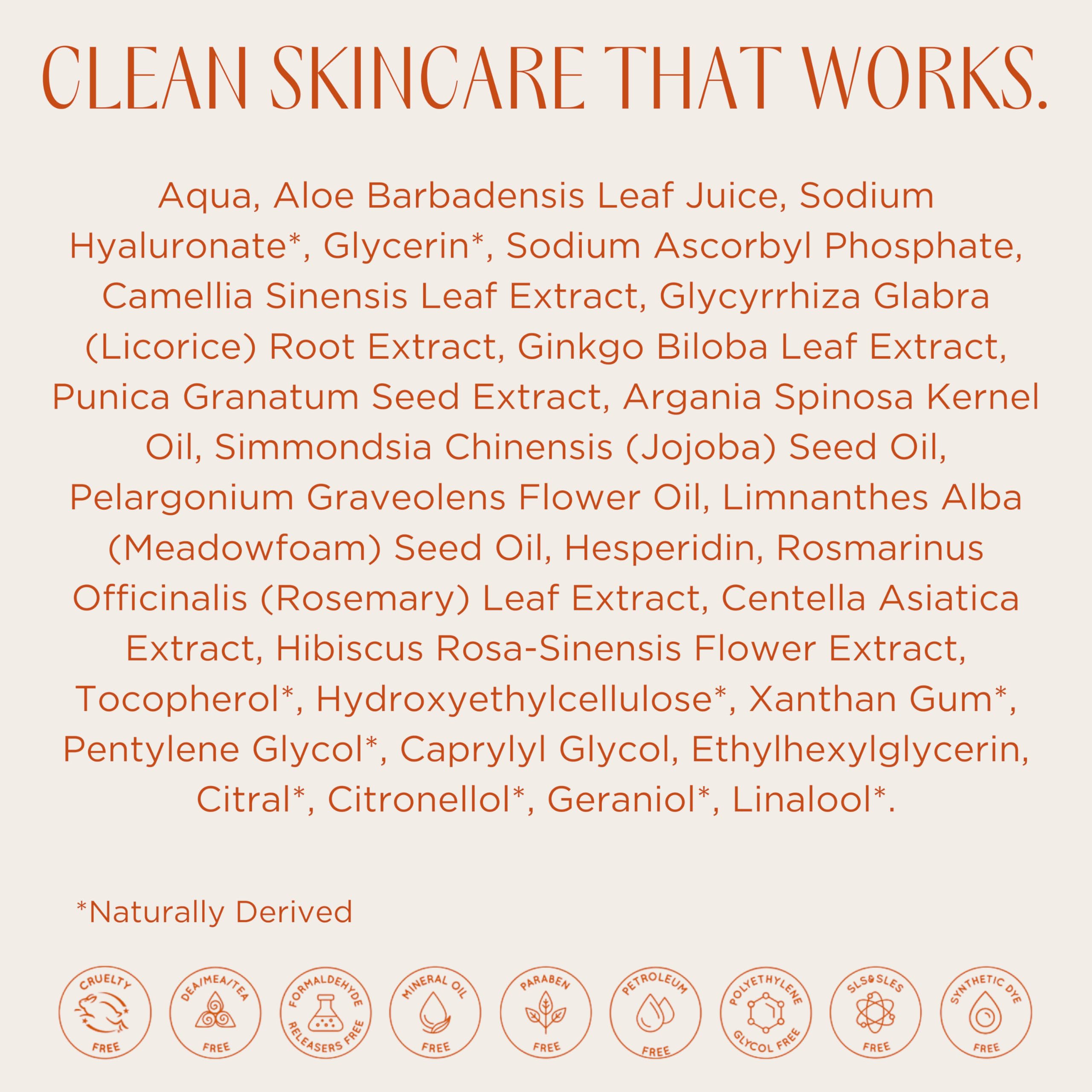 InstaNatural Sérum Hyaluronique, routine soin complète hydratante