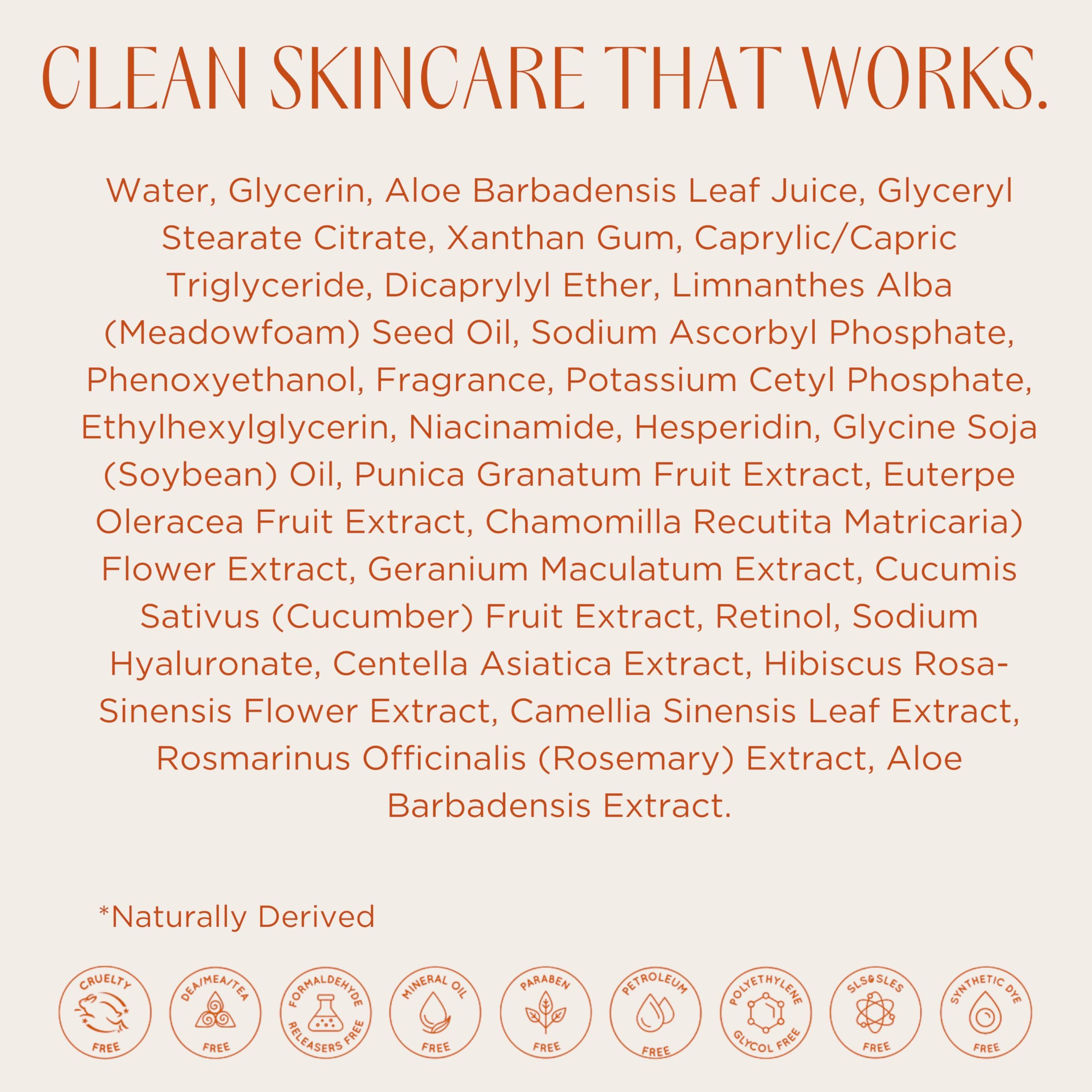 Emballage InstaNatural Rétinol, pratique pour intégrer dans votre routine beauté.