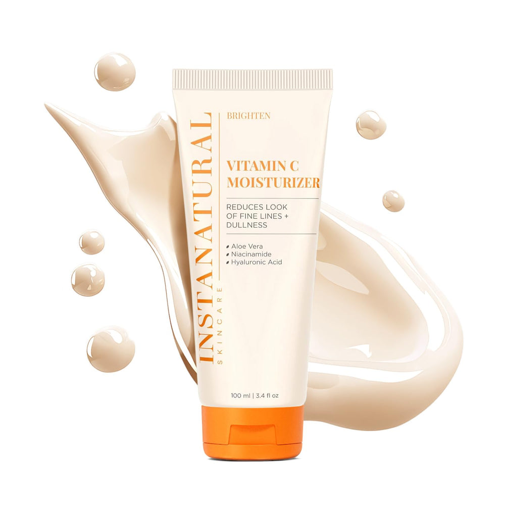 InstaNatural Vitamine C Crème Visage – texture légère et absorption rapide.
