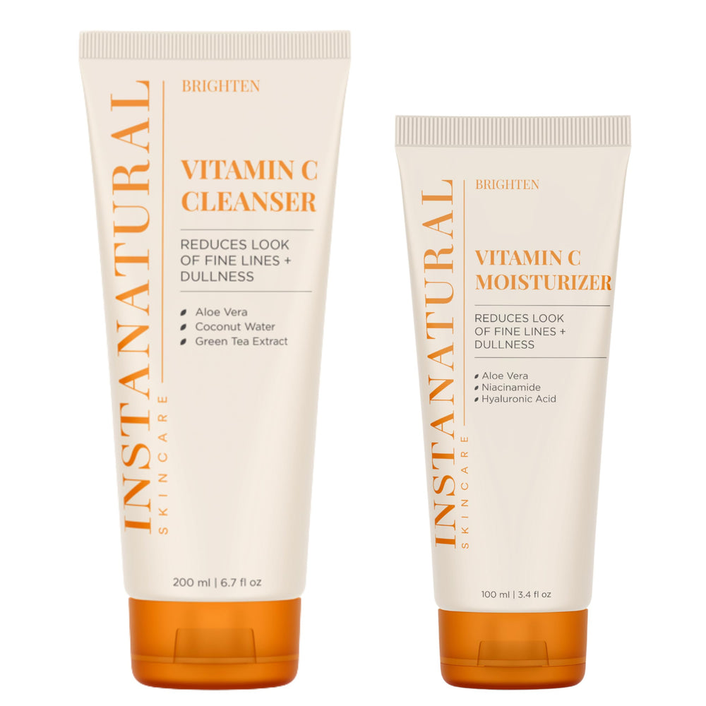 InstaNatural nettoyant visage: nettoie en douceur et prépare l'hydratation.