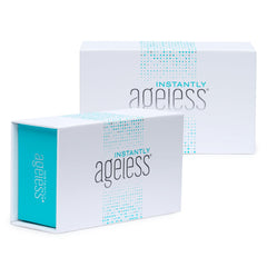Instantly Ageless : boîte compacte prête pour la routine beauté et le voyage.