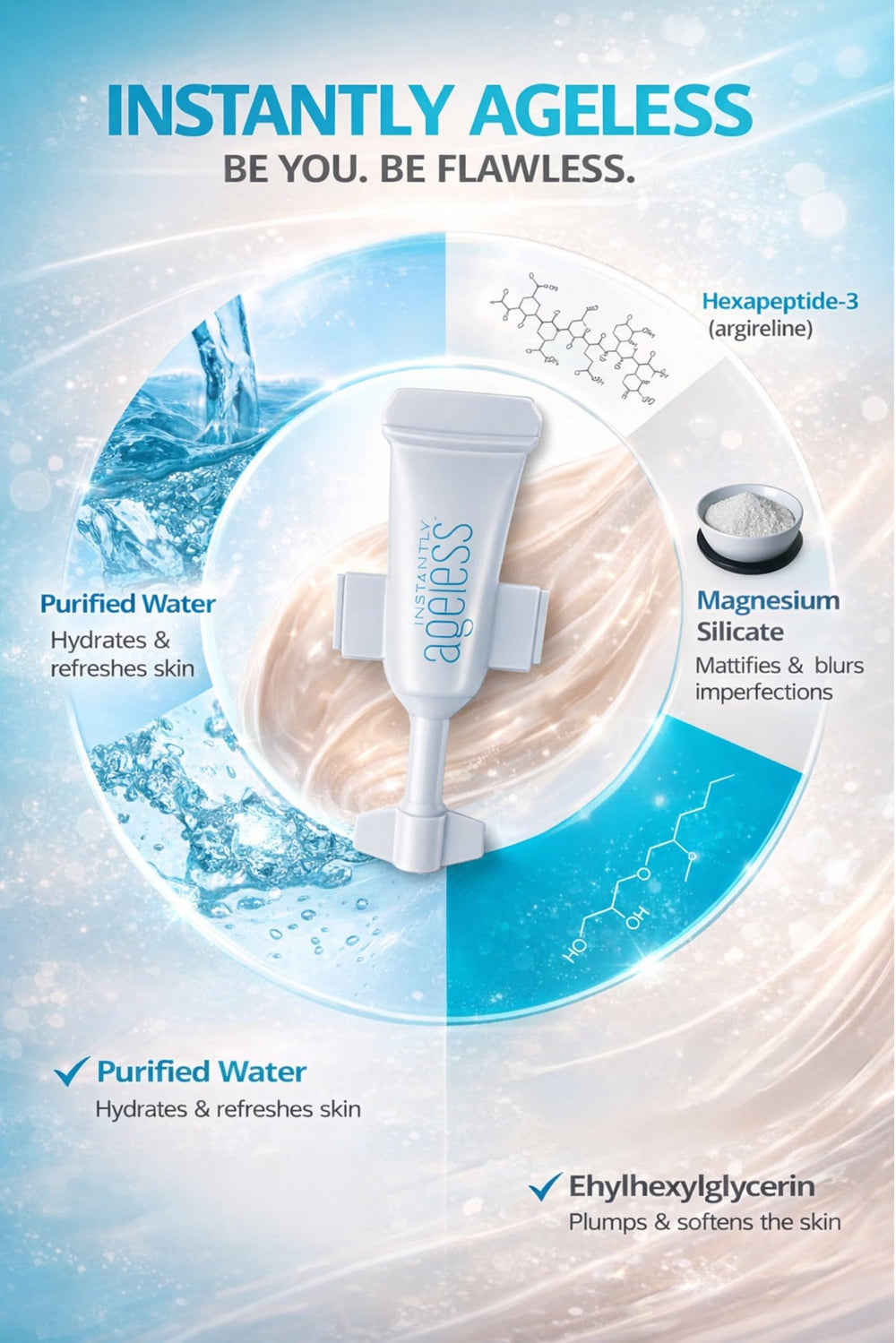 Instantly Ageless lifting-visage: effet raffermissant et contour net.