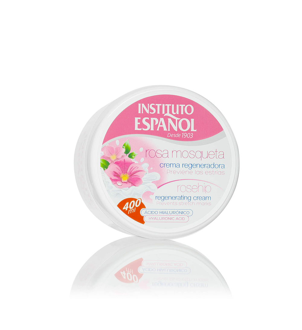Crème Instituto Español, application visage et corps, texture légère et nourrissante.