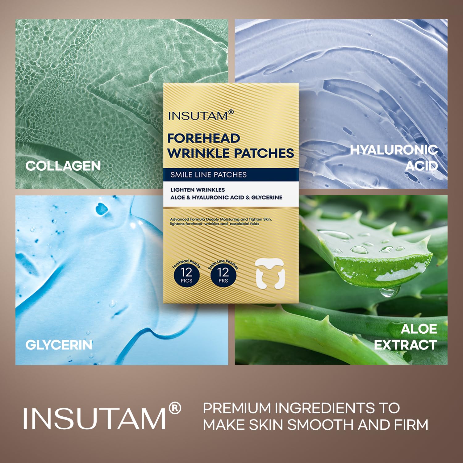 Insutam patch effet-levage-nocturne, peau repulpée au réveil.