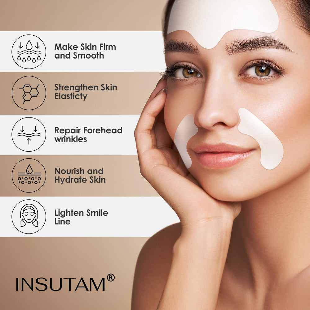 Insutam patch lignes-sourire nuit, aide à atténuer les plis autour de la bouche.