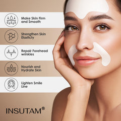 Insutam patch lignes-sourire nuit, aide à atténuer les plis autour de la bouche.