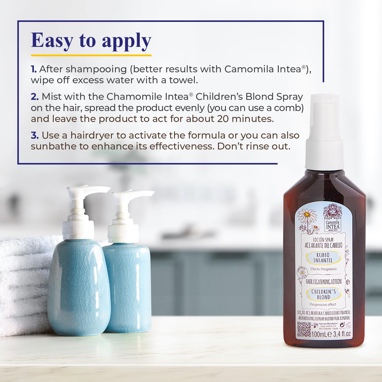Intea Camomille – formule naturelle sans eau de javel