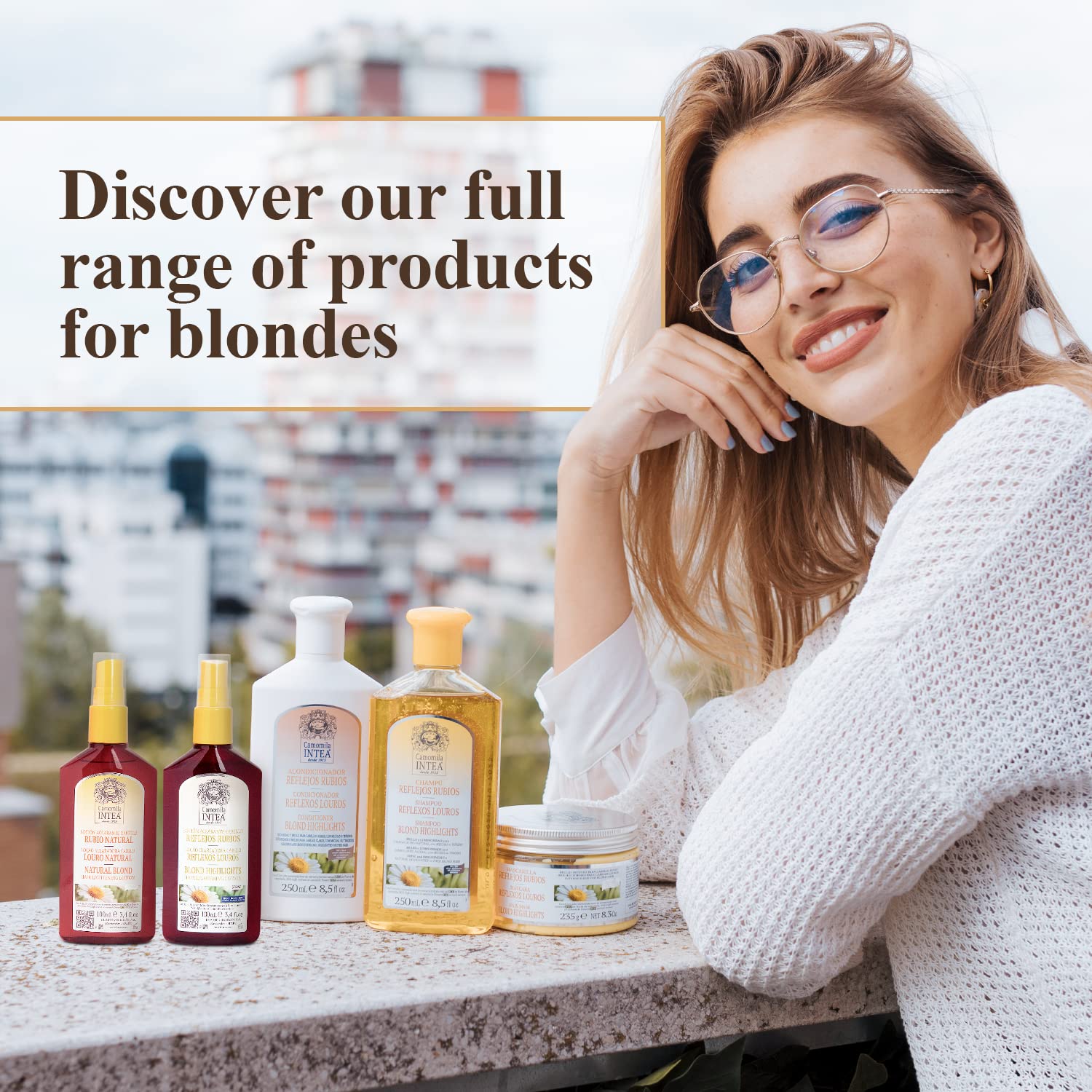 Intea Conditionneur cheveux blonds, formulation naturelle et nourrissante.