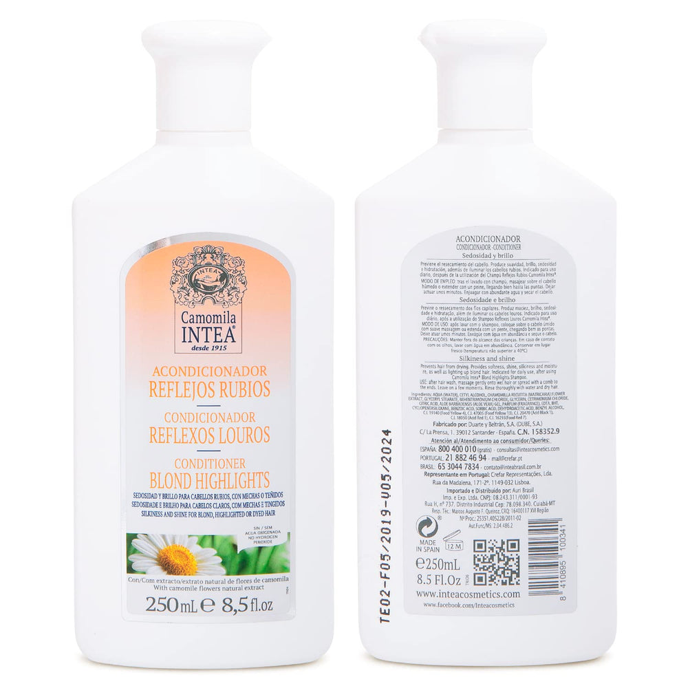 Intea Conditionneur extraits camomille, blond, hydratation durable.